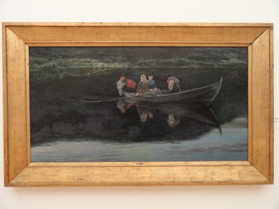 Notte di mezza estate in Norvegia da Christian Eriksen Skredsvig